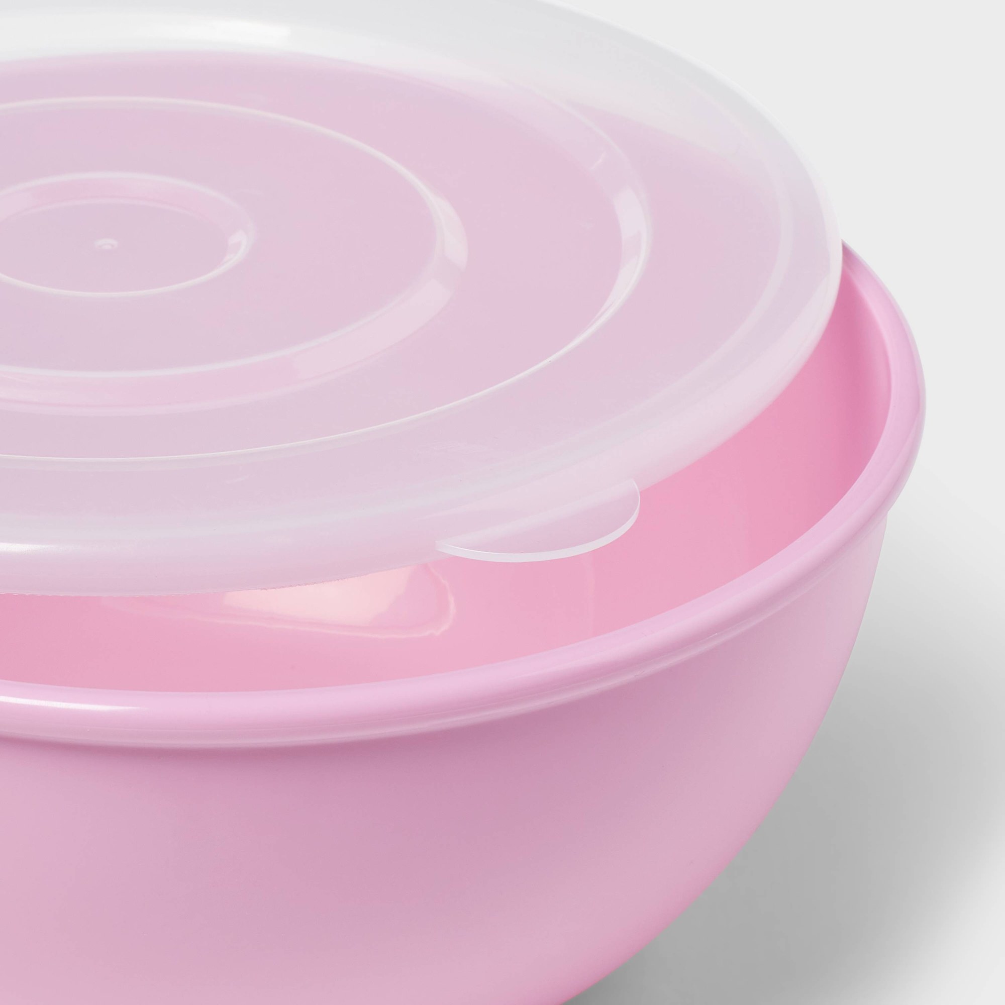 Pink Bowl With Matching Lid, D - Food Storage Meal Prep recension och pris