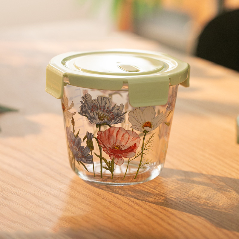 Food Storage Box French Vintag - Food Storage Glass Round recension och pris