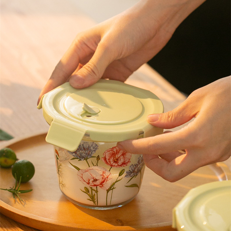 Food Storage Box French Vintag - Food Storage Glass Round recension och pris
