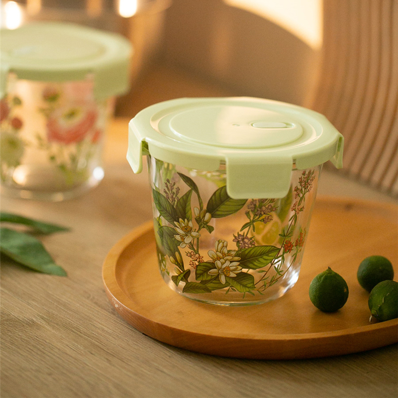 Food Storage Box French Vintag - Food Storage Glass Round recension och pris