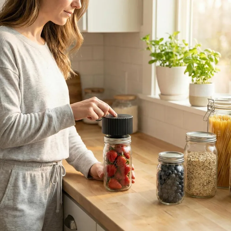 Electric Mason Jar Vacuum Seal - Food Storage Vacuum Seal recension och pris