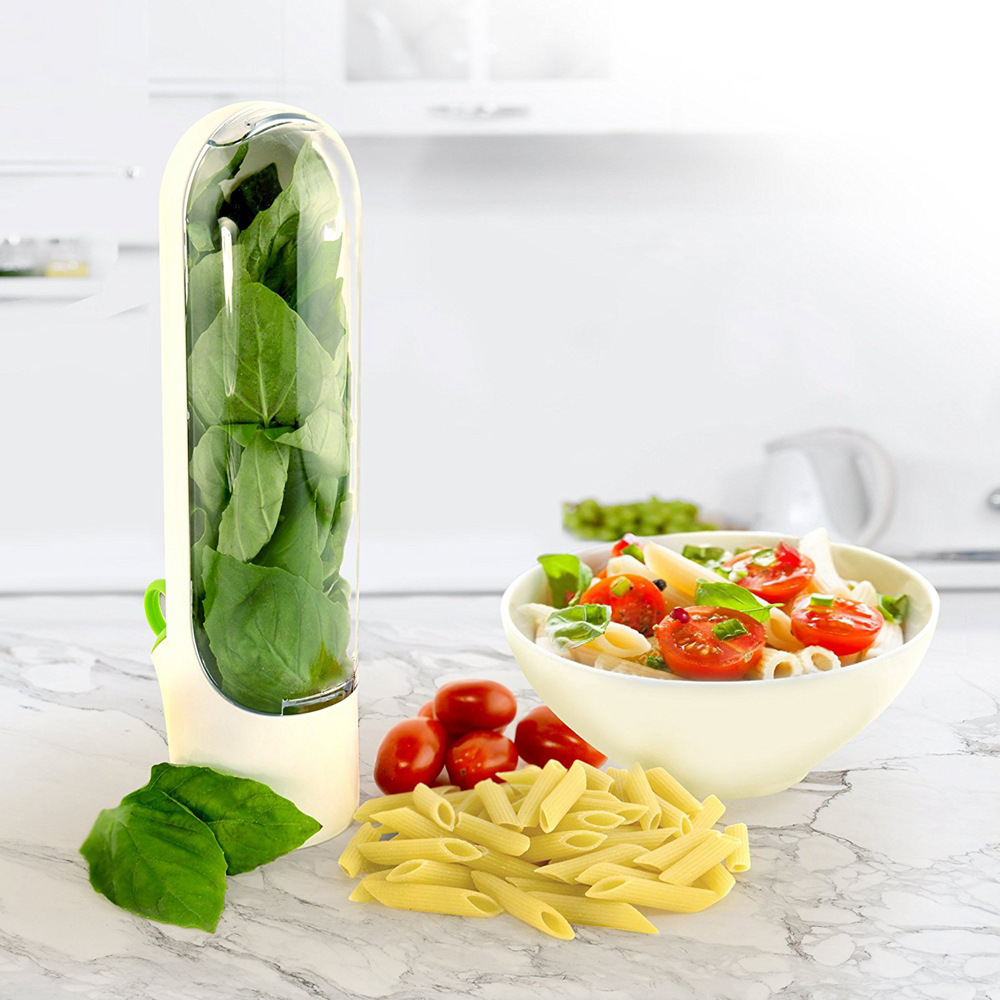 Vegetables Fresh Preservation  - Herb Keeper Container recension och pris